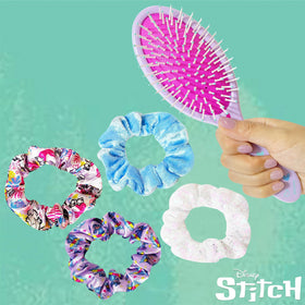 Front view of LUV HER 9-inch hairbrush featuring Lilo & Stitch design
