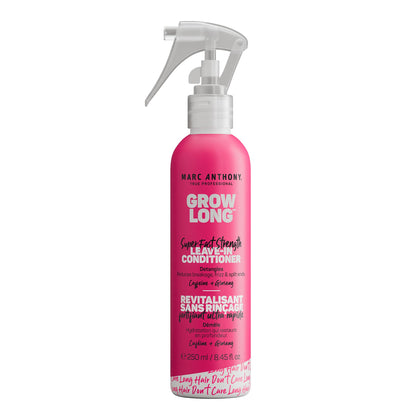 Front view of Marc Anthony Grow Long Leave-In Conditioner Spray 8.45 fl oz