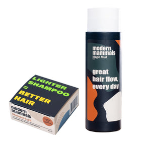 Front view of Modern Mammals Men's Shampoo Alternative 8oz bottle
