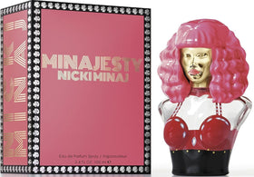 Front view of Nicki Minaj Minajesty Eau de Toilette Spray 3.4 oz bottle