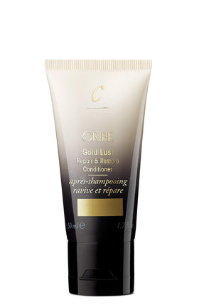 Front view of ORIBE Gold Lust Repair & Restore Conditioner 1.7oz