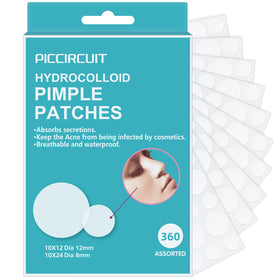 Front view of PICcircuit Hydrocolloid Pimple Patches packaging