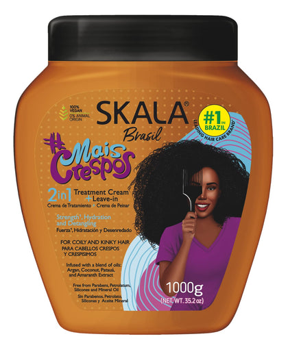 Front view of SKALA Super Curly Hair Conditioning Cream 1070g