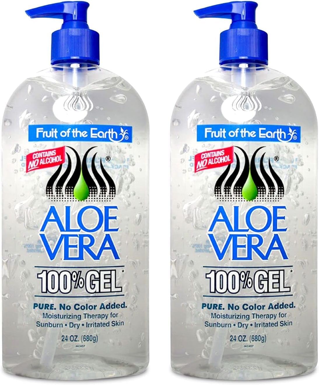 Fruit of the Earth Aloe Vera Gel 24 oz front view