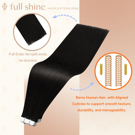 Fshine Hair Extensions packaging with 22 Inch tape in