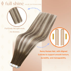 Fshine Tape-In Hair Extensions packaging