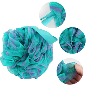 Fu Store loofah sponge hanging on a shower hook