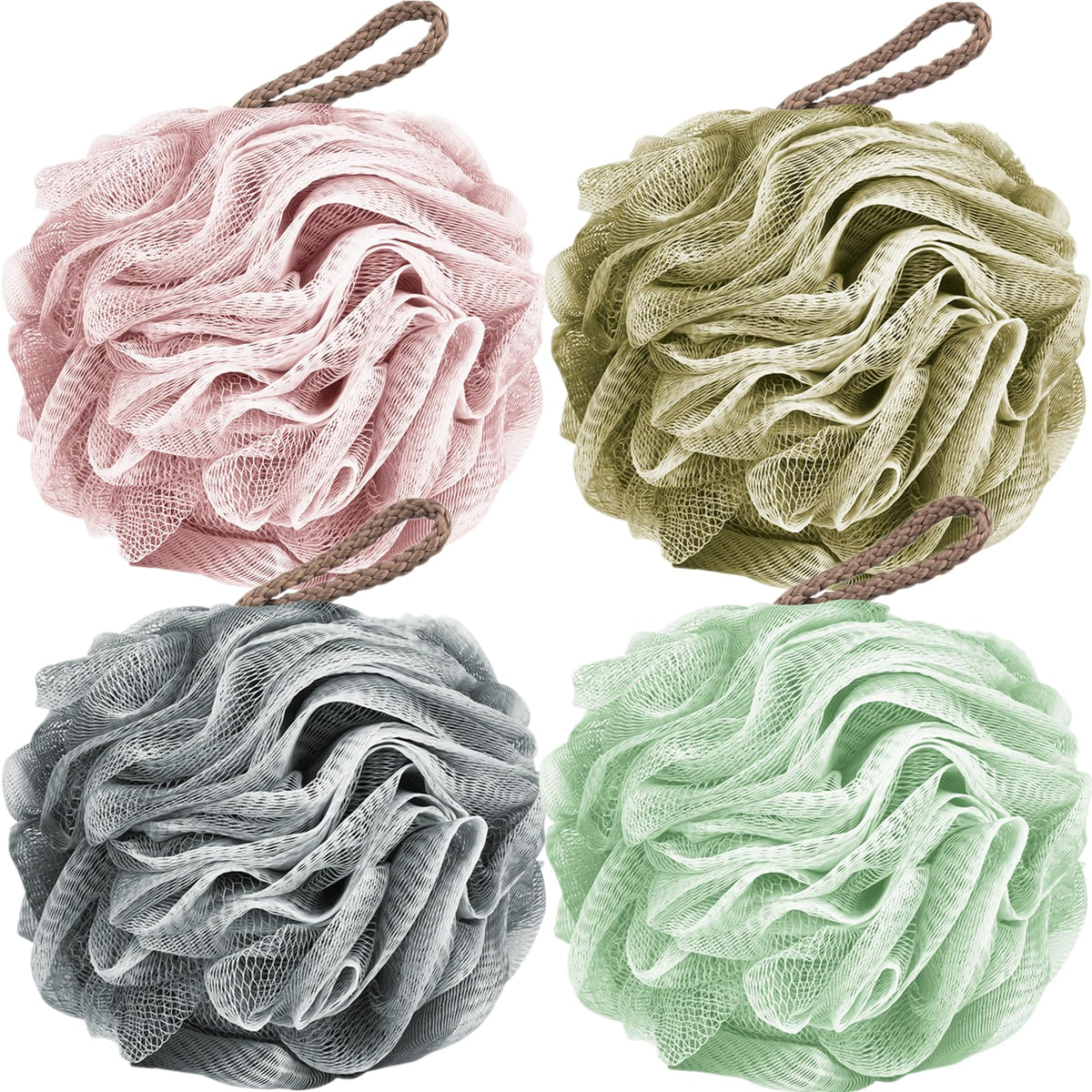 Fu Store Loofah Sponge in blue colour front view