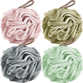Fu Store Loofah Sponge in blue colour front view