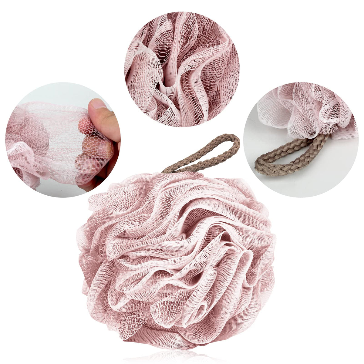 Fu Store Loofah Sponge in green colour front view