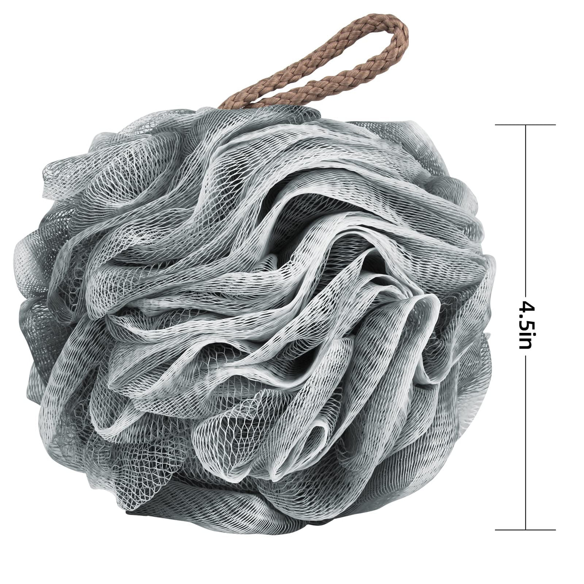 Fu Store Loofah Sponge with luxurious foam in shower
