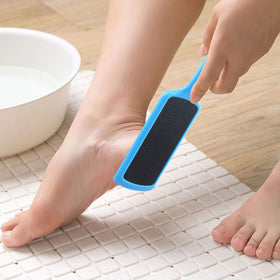 Fu Store Pedicure Foot Files dual sided rasp in white