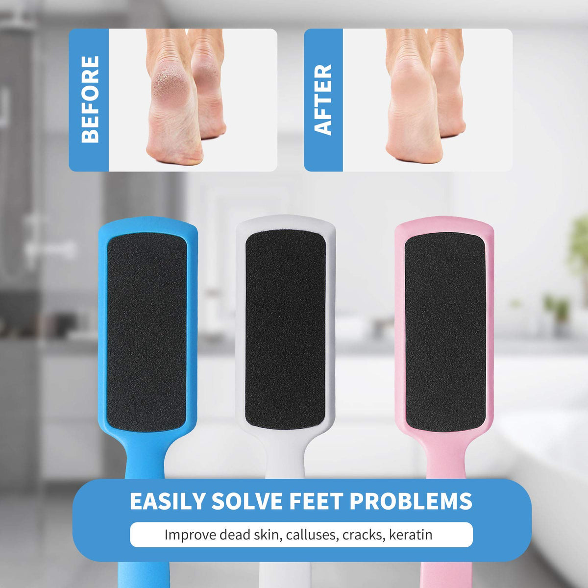 Fu Store Pedicure Foot Files with packaging