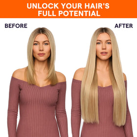 Full Shine 18 Inch Weft Hair Extensions Dark Medium Blonde installation process