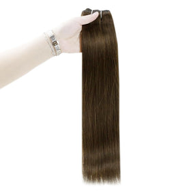 Full Shine 20 Inch Invisible Weft Hair Extensions installation process