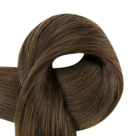 Full Shine 22 Inch Weft Hair Extensions 130G close-up of texture