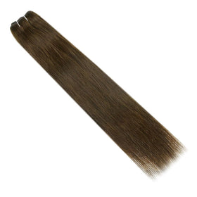 Full Shine 22 Inch Weft Hair Extensions 130G styled in hair