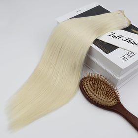 Full Shine 24 Inch Sew In Hair Extensions Platinum Blonde care instructions