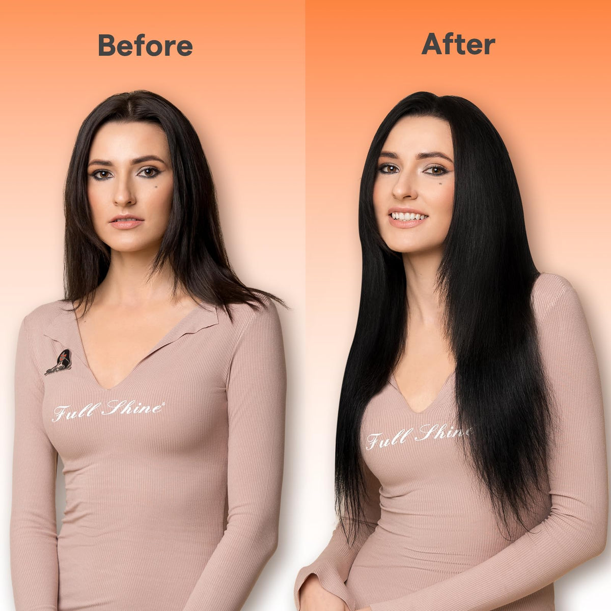 Full Shine Butterfly Weft Hair Extensions in various colours