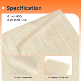 Full Shine Butterfly Weft Hair Extensions packaging