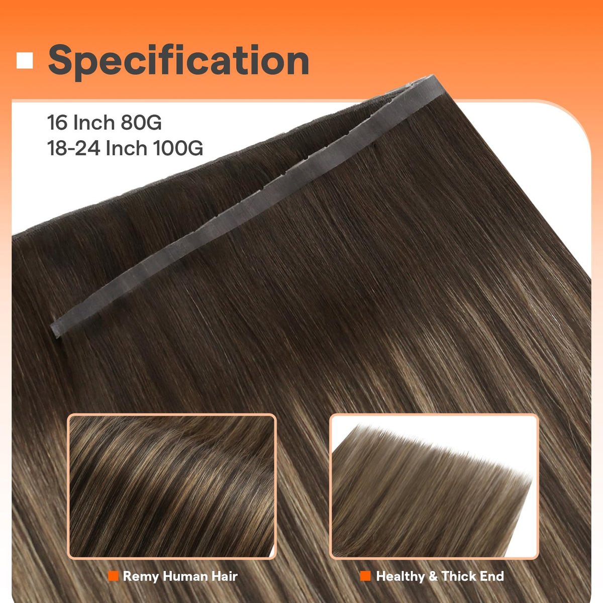 Full Shine Butterfly Weft Hair Extensions packaging