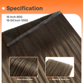 Full Shine Butterfly Weft Hair Extensions packaging
