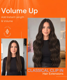 Full Shine Clip in Extensions in natural lighting