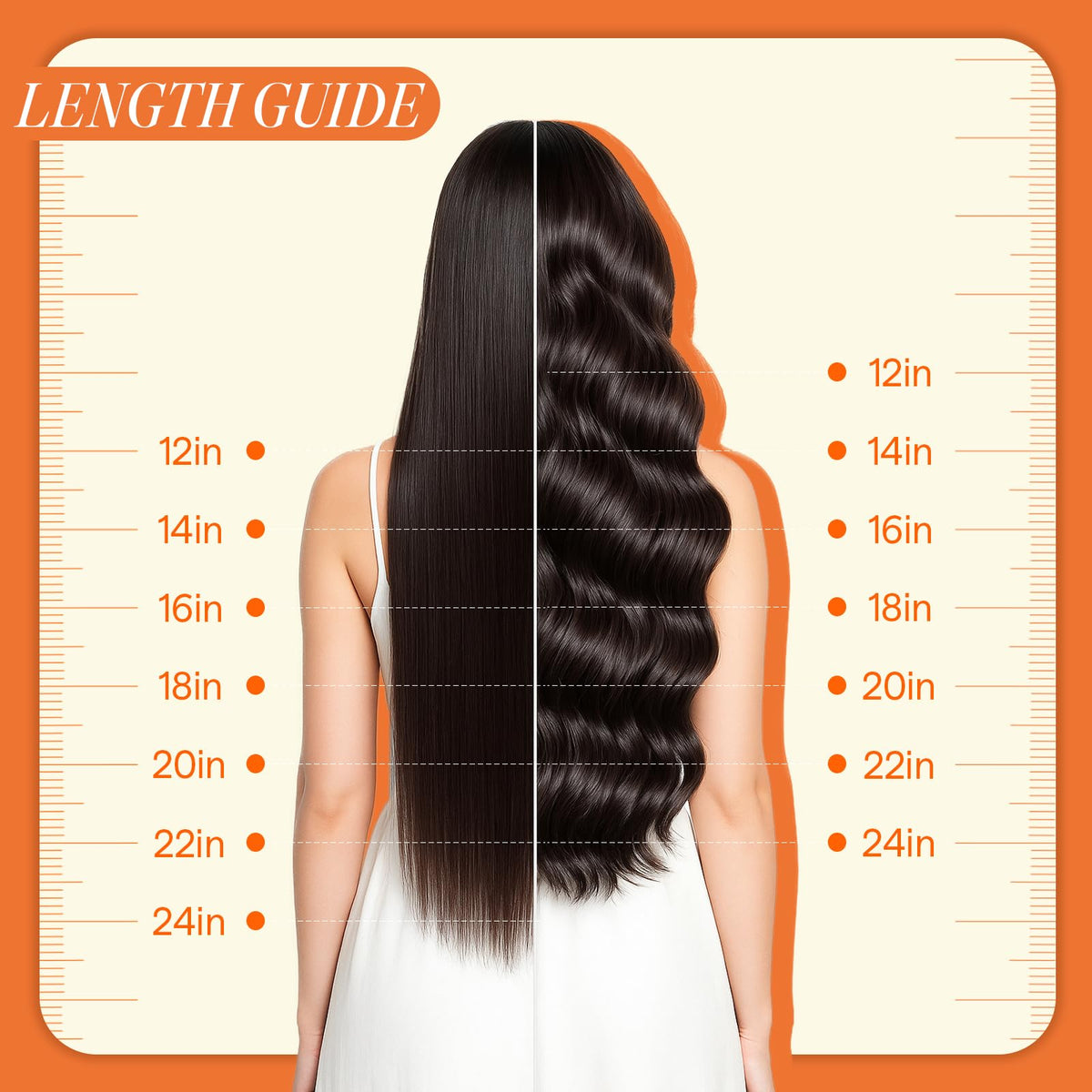 Full Shine Clip in Hair Extensions colour swatches