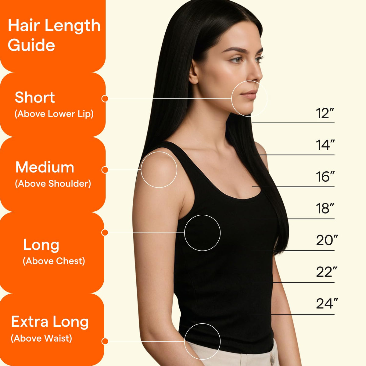 Full Shine Clip in Hair Extensions Dark Brown installation guide