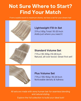 Full Shine Clip in Hair Extensions in a hair styling setting