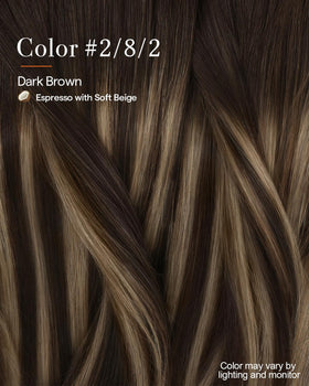 Full Shine Clip in Hair Extensions in natural light for colour accuracy