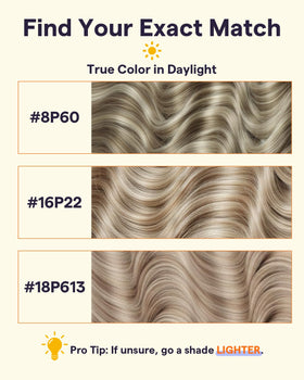 Full Shine Clip In Hair Extensions in various lengths