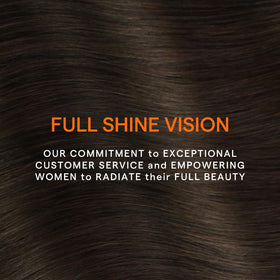 Full Shine Clip in Hair Extensions showing texture