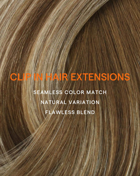 Full Shine Clip In Hair Extensions styling options