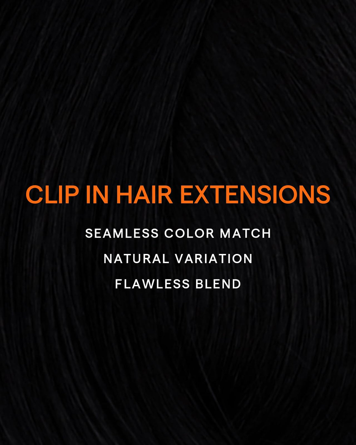 Full Shine Clip in Hair Extensions with styling tools