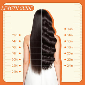 Full Shine Clip in Human Hair Extensions 18 Inch styling options