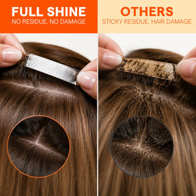 Full Shine Double Sided Replacement Tape with hair styling tools