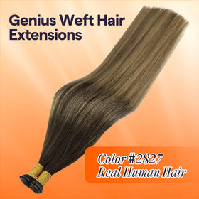 Full Shine Genius Weft Hair Extensions 16 Inch packaging