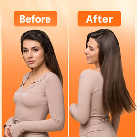 Full Shine Genius Weft Hair Extensions 16 Inch side view