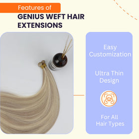 Full Shine Genius Weft Hair Extensions 20 Inch colour options