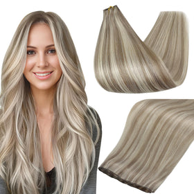 Full Shine Genius Weft Hair Extensions 20 Inch front view