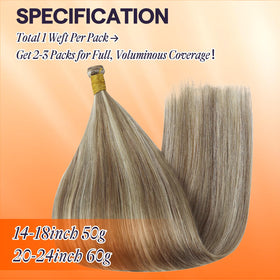 Full Shine Genius Weft Hair Extensions 22 Inch colour options
