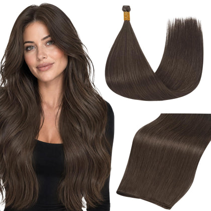 Full Shine Genius Weft Hair Extensions 24 Inch front view