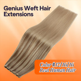 Full Shine Genius Weft Hair Extensions 24 Inch packaging