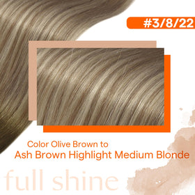 Full Shine Genius Weft Hair Extensions side view