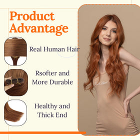 Full Shine hair extensions displayed in various colour options