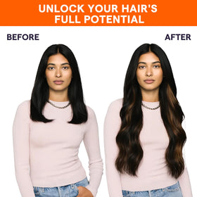 Full Shine Hair Extensions displayed in various colour options