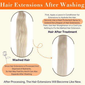 Full Shine hair extensions in natural lighting