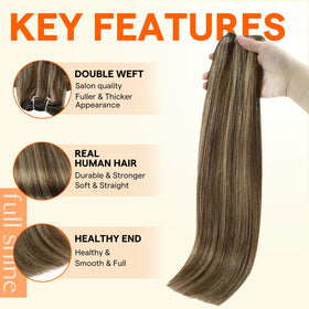 Full Shine Hair Extensions packaging