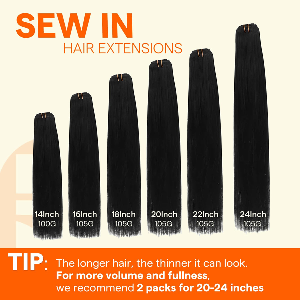 Full Shine hair extensions packaging